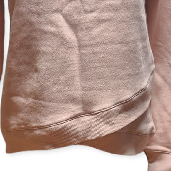 Nautica Pink Crewneck Logo Crossover Hem Sweatshirt ~ size XS ~ NEW - Picture 4 of 8